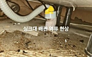 싱크대 배관 역류