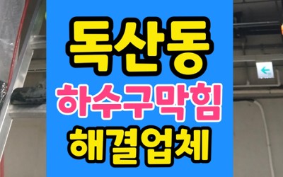 독산동 싱크대막힘 부동산 바닥 하수구 역류 완벽 통수