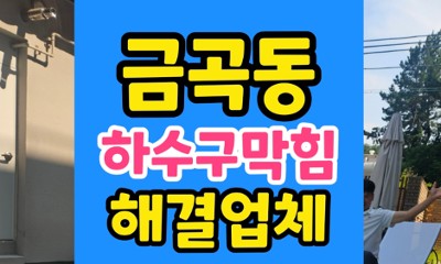 금곡동 싱크대막힘 하수구 내부 단백질 굳음 완벽 해결