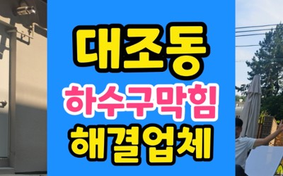 은평구 대조동 싱크대막힘 하수구 역류 세정제가 만든 비극