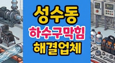 성수동 싱크대막힘 단백질 썩은 하수구물바다 역류