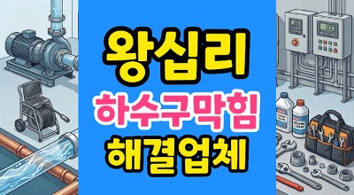 왕십리동 싱크대막힘 홈카페 커피 뻘 역류 하수구 역류