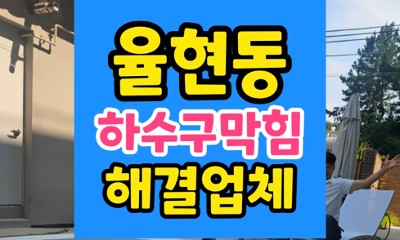 율현동 싱크대막힘 반려견 털과 엉킨 하수구막힘