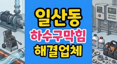 일산동 싱크대막힘 식세기 캡슐 비닐 하수구역류 미스터리