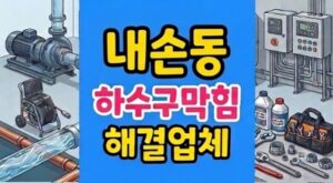 의왕 내손동 싱크대막힘 은세척액 흑색결정 하수구 역류
