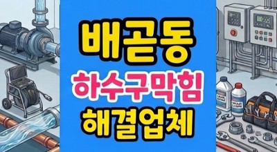 배곧동 싱크대막힘 하수구뚫음 반려견 사포 역류