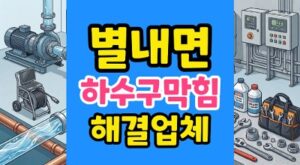 별내면 싱크대막힘 역류 치아씨드 하수구팽창