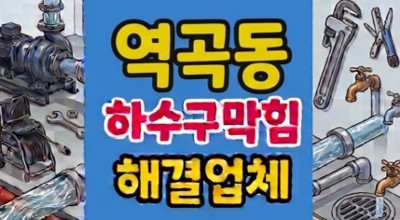 원미구 역곡동 싱크대막힘 하수구뚫음 빌라 1층 역류
