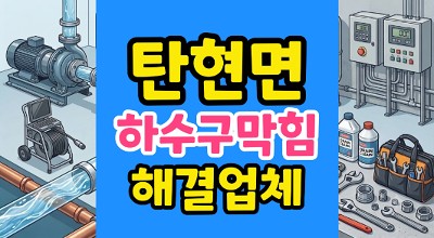 탄현면 싱크대막힘 하수구 역류 테라스 진흙